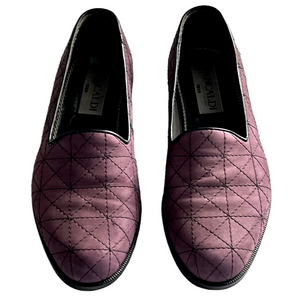 Women’s Pancaldi Cucio purple quilted loafers Size 8.5